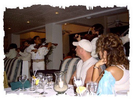 Last night dinner performers